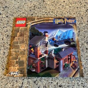 Lego Harry Potter #4728 Escape from Privet Drive, Manual Only, Used